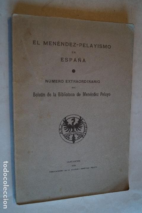 Livres d'occasion: EL MEN&Eacute;NDEZ - PELAYISMO EN ESPA&Ntilde;A. N&Uacute;MERO EXTRAORDINARIO. 1939