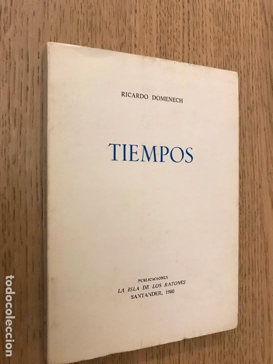 Libros de segunda mano: RICARDO DOMENECH. TIEMPOS. 1980. 1&ordf; EDICI&Oacute;N - Foto 1