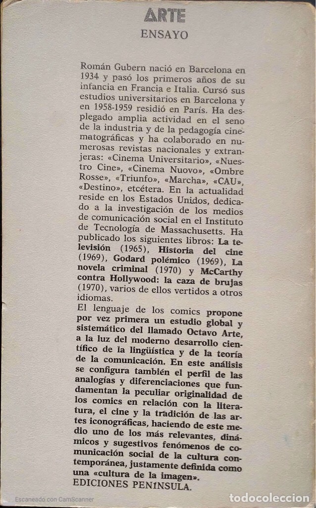 Libros de segunda mano: El lenguaje de los c&oacute;mics. Rom&aacute;n Gubern. 1a Edici&oacute;n 1972. - Foto 2