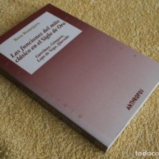 Libros de segunda mano: ROSA ROMOJARO: LAS FUNCIONES DEL MITO CLASICO EN EL SIGLO DE ORO – ANTHOROPOS 1988. Lote 201648866