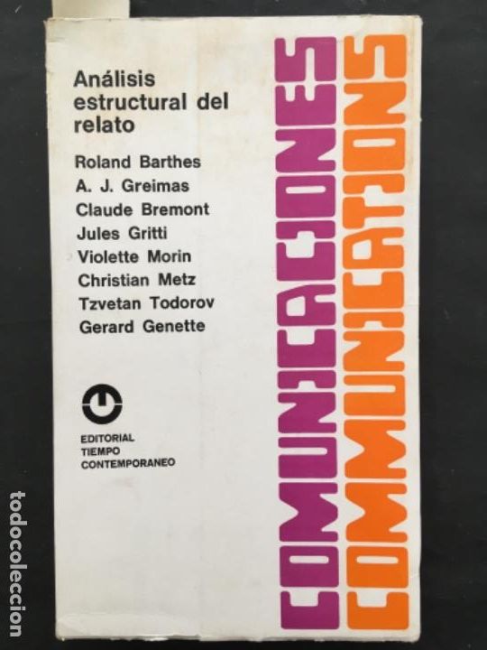 Libros de segunda mano: COMUNICACIONES, ANALISIS ESTRUCTURAL DEL RELATO, BARTHES, GREIMAS, BREMONT, GRITTI, MORIN, METZ