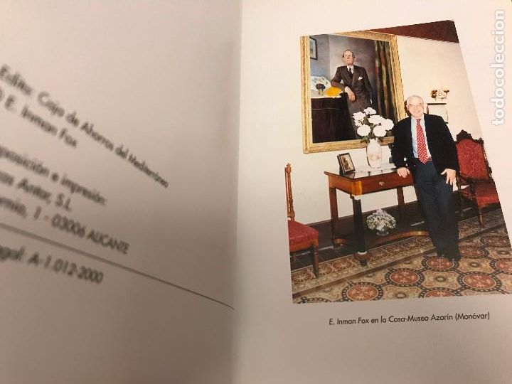 Libros de segunda mano: E. INMAN FOX - ENSAYOS SOBRE LA OBRA DE AZOR&Iacute;N - 2000 - Foto 3