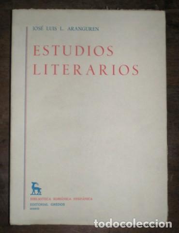 Libros de segunda mano: ARANGUREN, Jos&eacute; Luis: ESTUDIOS LITERARIOS. - Foto 1