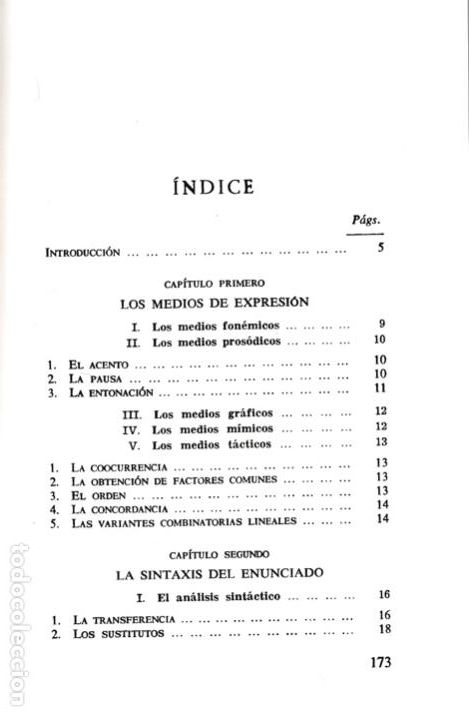 Libros de segunda mano: Gram&aacute;tica del espa&ntilde;ol / Bernard Pottier - Foto 2
