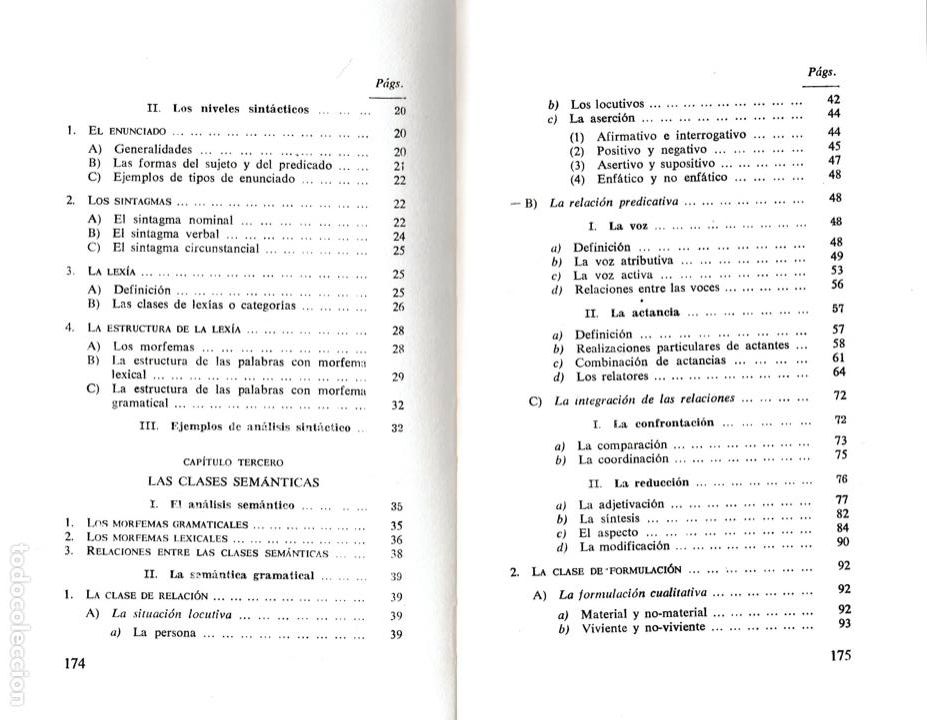 Libros de segunda mano: Gram&aacute;tica del espa&ntilde;ol / Bernard Pottier - Foto 3