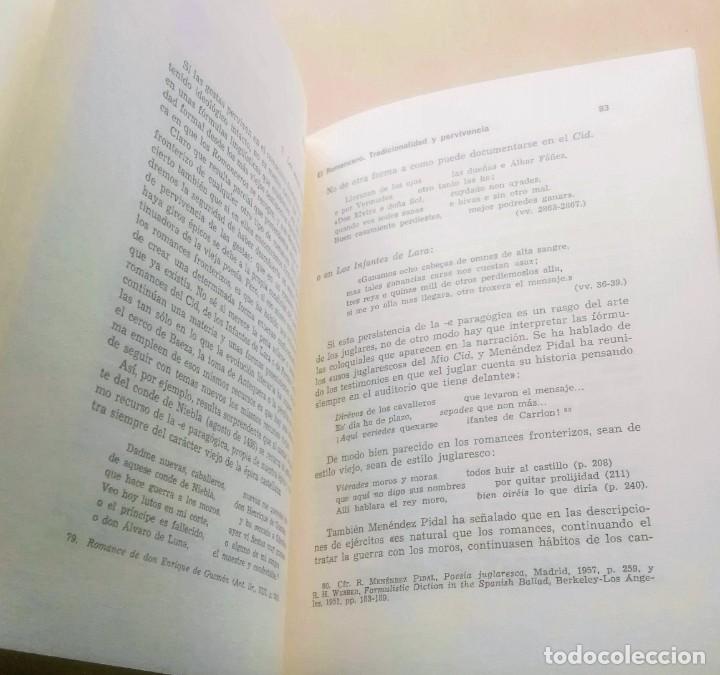 Libros de segunda mano: Manuel Alvar, El romancero tradicionalidad y pervivencia - Foto 4