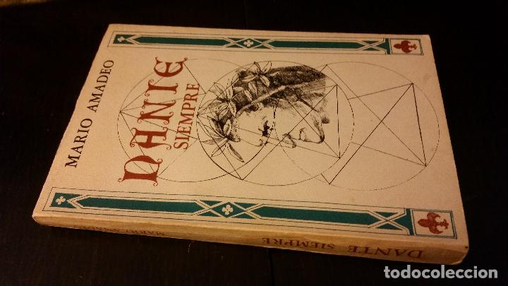 Libros de segunda mano: 1981 - MARIO AMADEO - DANTE SIEMPRE - Foto 1