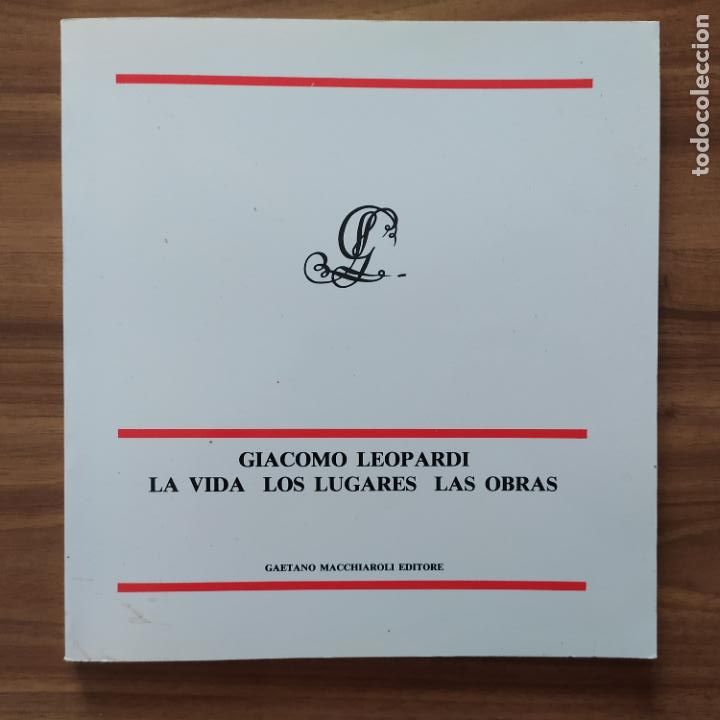Libros de segunda mano: Giacomo Leopardi. La vida, los lugares, las obras - Vv. Aa. - Foto 1