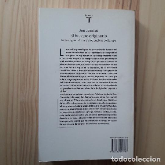 Libros de segunda mano: EL BOSQUE ORIGINARIO - JON JUARISTI - Foto 3