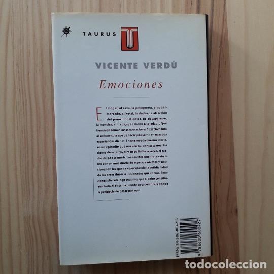 Libros de segunda mano: EMOCIONES - VICENTE VERD&Uacute; - Foto 3