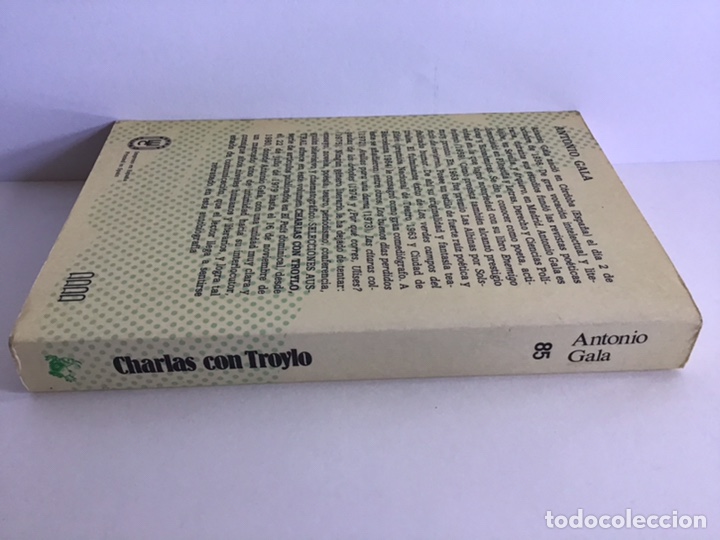 Libros de segunda mano: CHARLAS CON TROYLO / ANTONIO GALA / ESPASA-CALPE - Foto 3