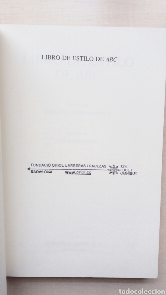 Libros de segunda mano: Libro de estilo de ABC. Editorial Ariel, 1993. - Foto 5