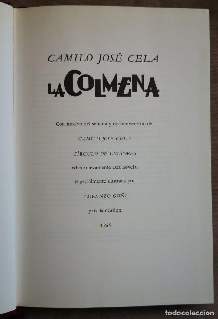 Libros de segunda mano: La Colmena - Foto 2