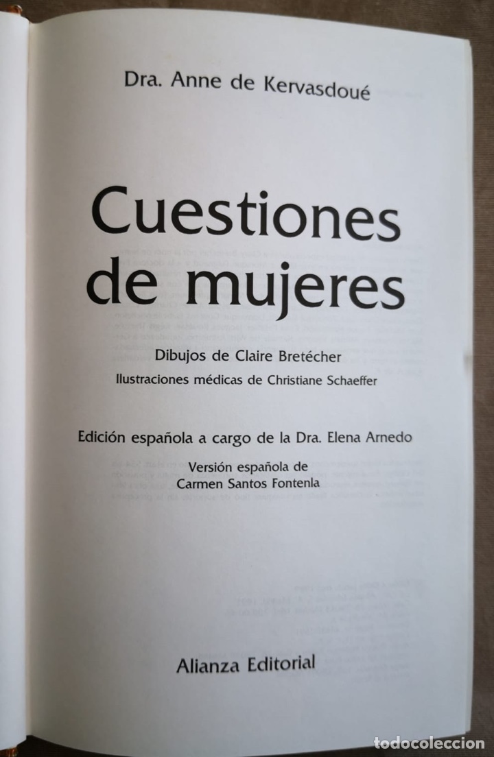 Libros de segunda mano: Cuesti&oacute;n de Mujeres Dra. Anne de Kervasdou&eacute; - Foto 4