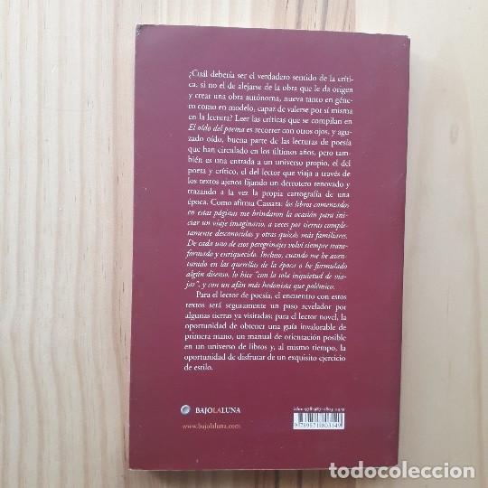 Libros de segunda mano: EL OIDO DEL POEMA - WALTER CASSARA - Foto 3