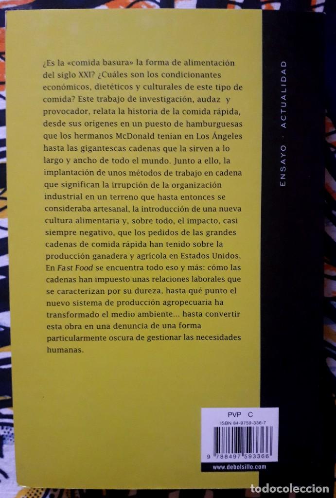Libros de segunda mano: Eric Schlosser . Fast Food - Foto 2