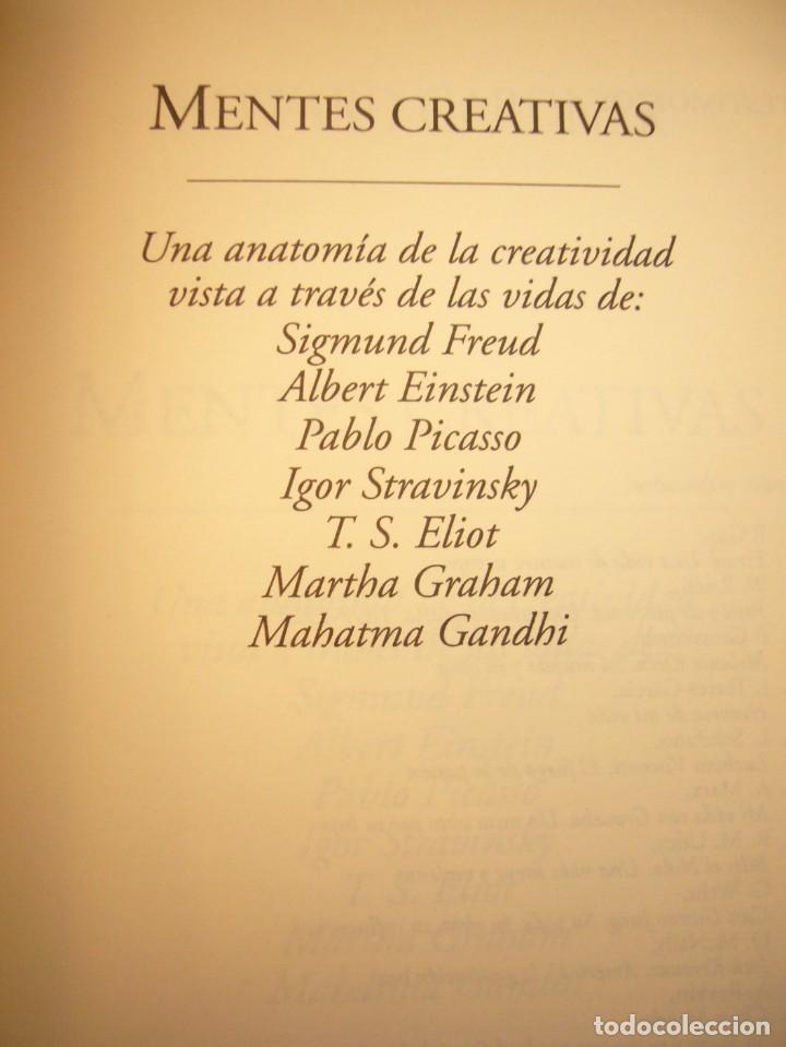 howard gardner: mentes creativas. una anatomía - Comprar ...