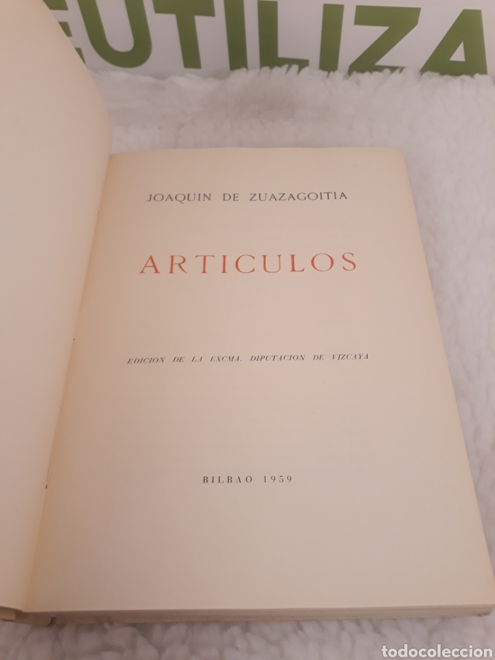 Libros de segunda mano: Articulos. Joaquin De Zuazagoitia. - Foto 2