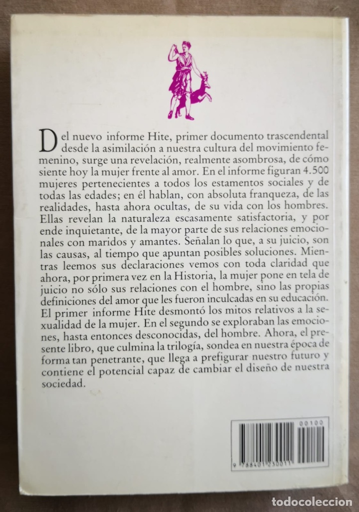 Libros de segunda mano: Mujeres y Amor Shere Hite - Foto 2