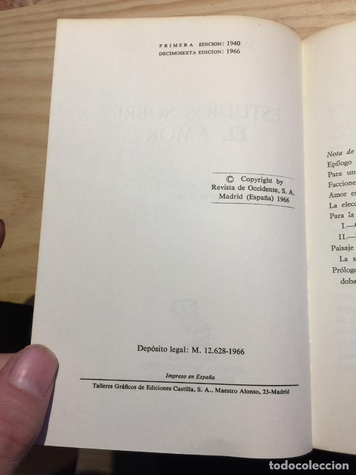 Libros de segunda mano: Estudios sobre el amor - Ortega y Gasset, Jos&eacute; - Foto 2