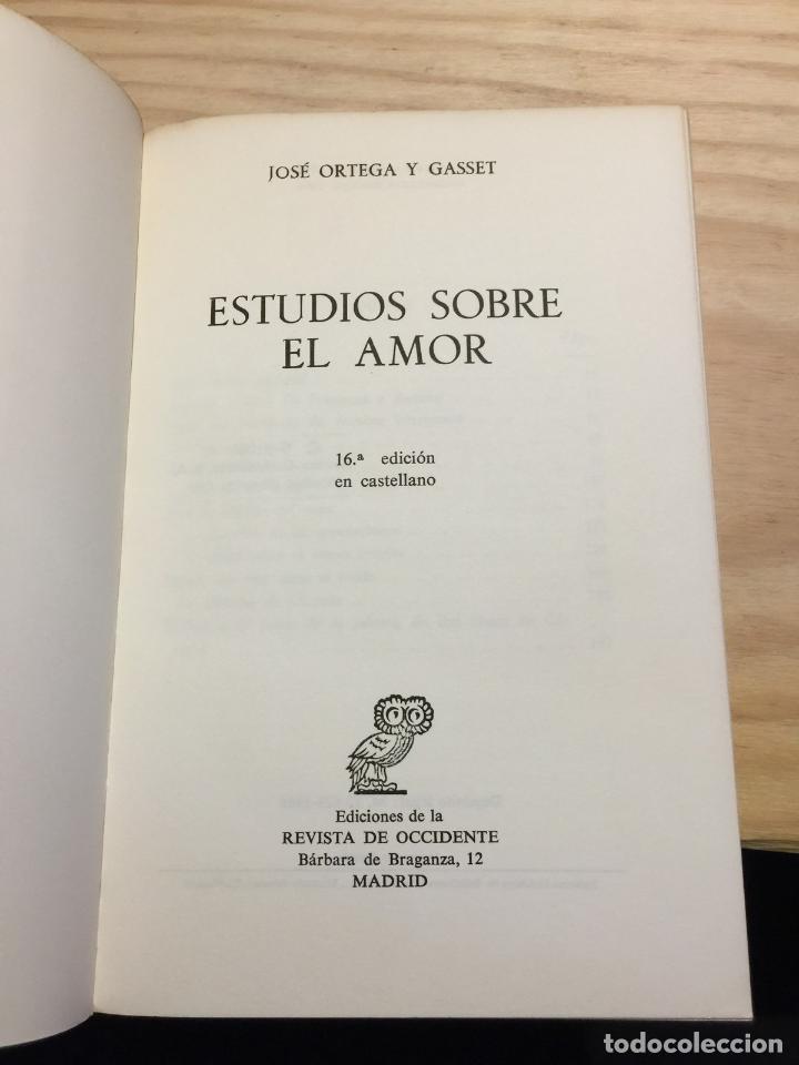 Libros de segunda mano: Estudios sobre el amor - Ortega y Gasset, Jos&eacute; - Foto 5