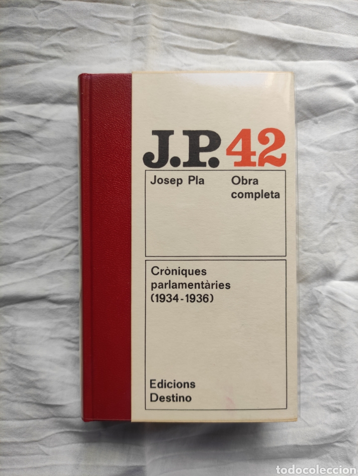 Libros de segunda mano: CR&Ograve;NIQUES PARLAMENT&Agrave;RIES 1934-1936 - JOSEP PLA. OBRA COMPLETA 42, 1&ordf; EDICI&Oacute;. RAR