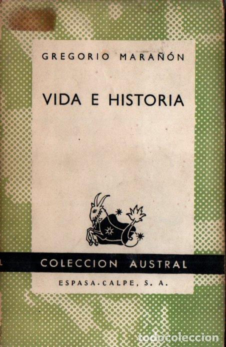 Libros de segunda mano: AUSTRAL 184 : GREGORIO MARA&Ntilde;&Oacute;N - VIDA E HISTORIA (1943) - Foto 1