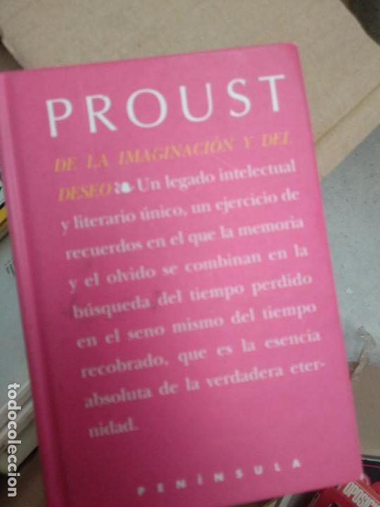 Libros de segunda mano: De la imaginaci&oacute;n y del deseo - Marcel Proust - Foto 1