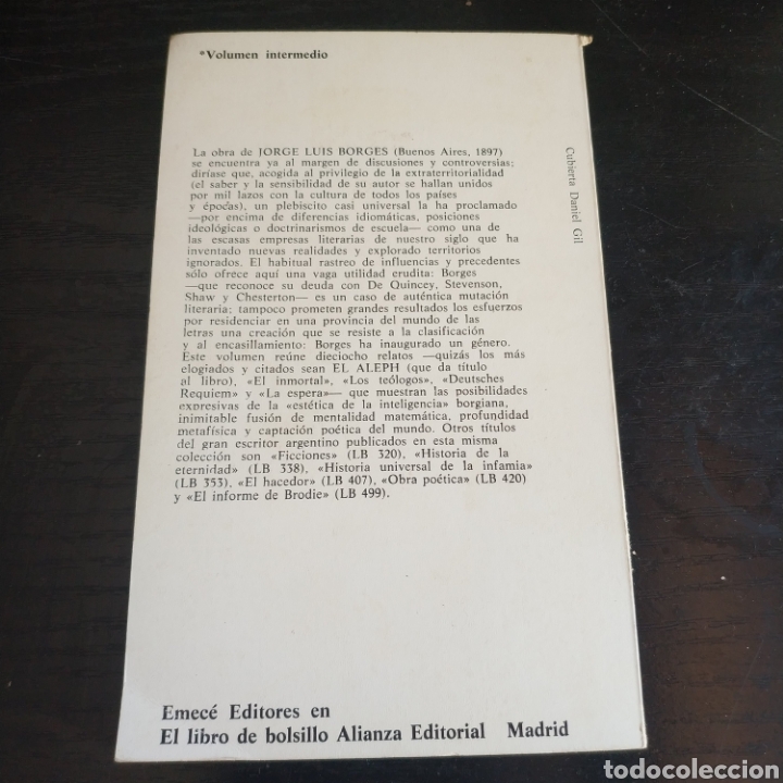 Libros de segunda mano: El Aleph - Foto 2