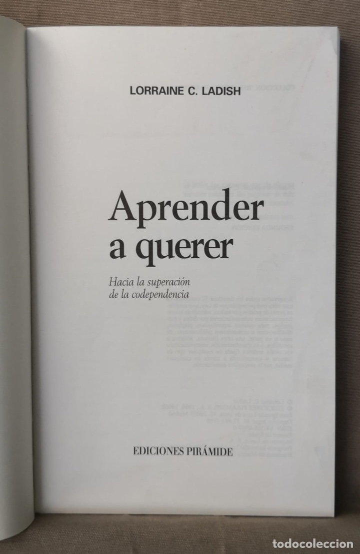 Libros de segunda mano: Aprender a querer Lorraine C. Ladish - Foto 6