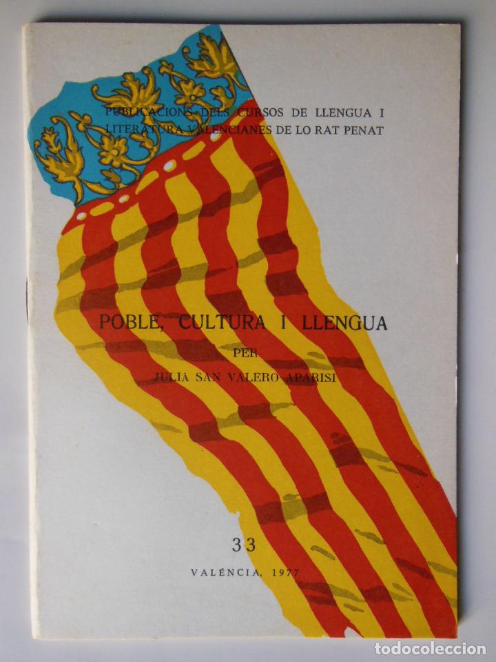 Libri di seconda mano: POBLE CULTURA I LLENGUA. SAN VALERO APARISI JULIA. 1977