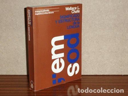 Libros de segunda mano: significado y estructura de la lengua Wallace L Chafe - Foto 1