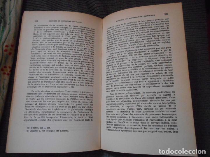 Libros de segunda mano: Histoire et Conscience de Classe -Georg Lukacs -1960 - Foto 6