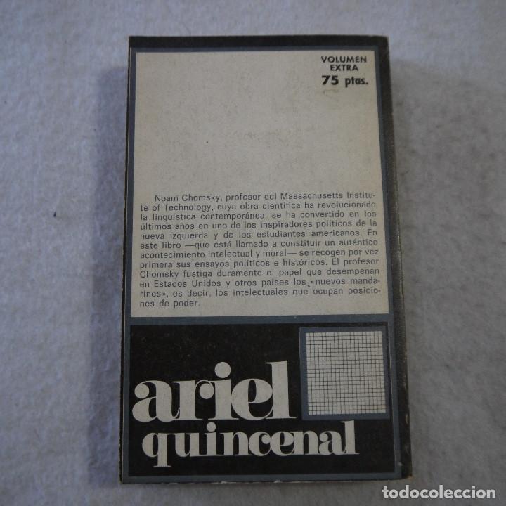 Libros de segunda mano: LA RESPONSABILIDAD DE LOS INTELECTUALES - NOAM CHOMSKY - EDICIONES ARIEL - 1969 - Foto 4