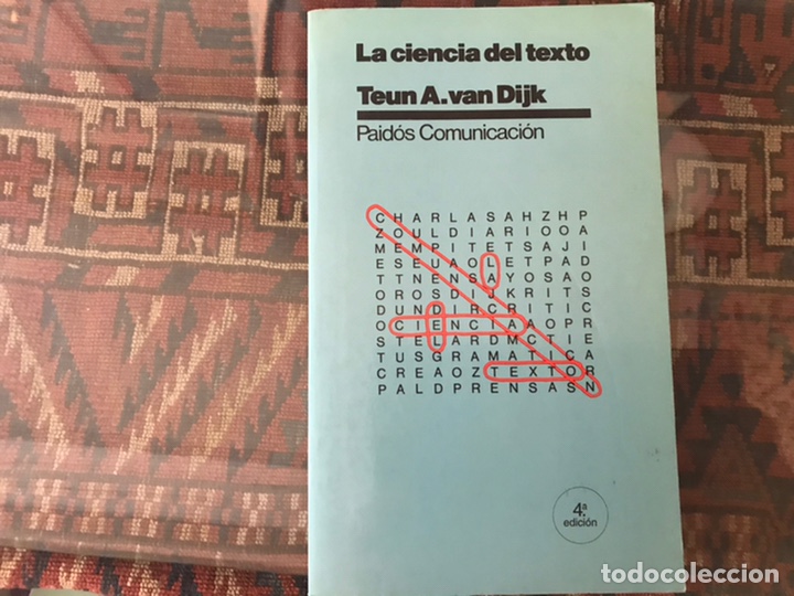 Libros de segunda mano: La ciencia del texto. Teun A. Van Dijk. Paid&oacute;s comunicaci&oacute;n - Foto 1