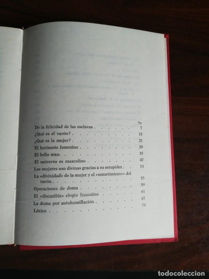 Libros de segunda mano: LA HEMBRA AMAESTRADA. E. S&Aacute;NCHEZ Y PASCUAL. 1975 - Foto 6