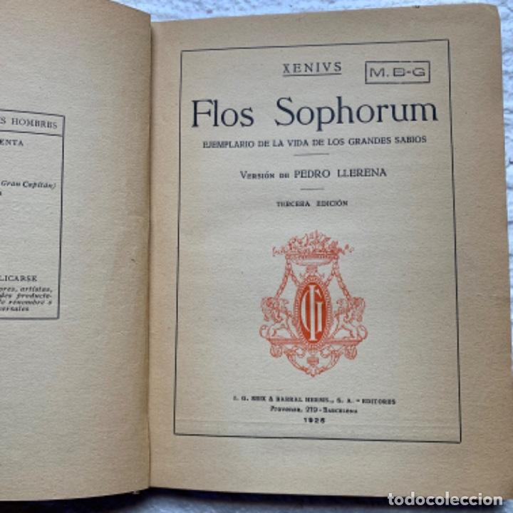 Libros de segunda mano: FLOS SOPHORUM. XENIUS,[Eugenio d&rsquo;Ors] 3&ordf; ed. 1925 - Foto 2