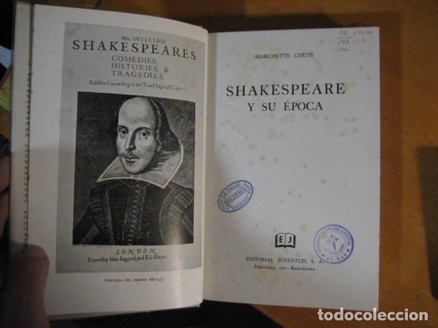 Libros de segunda mano: Shakespeare y su &eacute;poca - Chute, Marchette - Foto 4