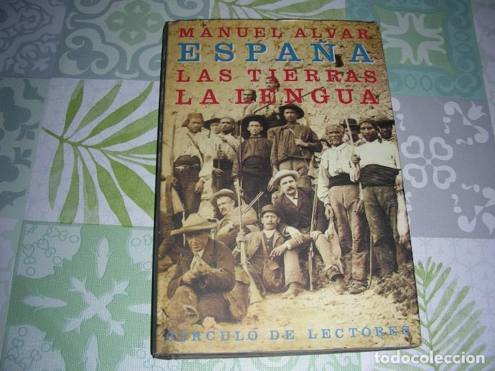 Libros de segunda mano: ESPA&Ntilde;A LAS TIERRAS LA LENGUA , MANUEL ALVAR - Foto 1