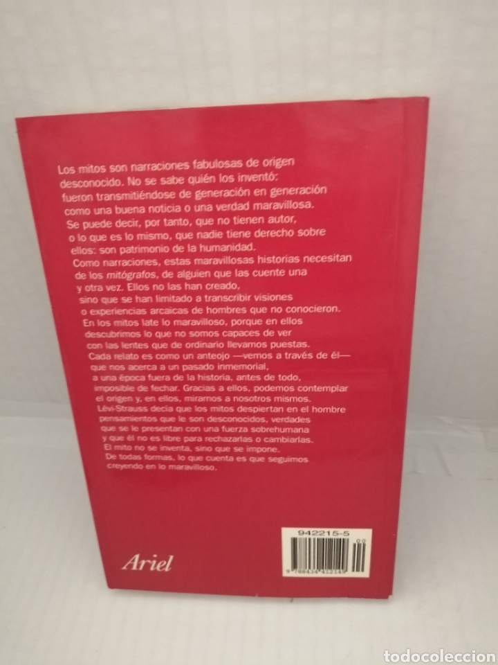 Libros de segunda mano: Cu&eacute;ntame un mito (Primera edici&oacute;n) - Foto 2