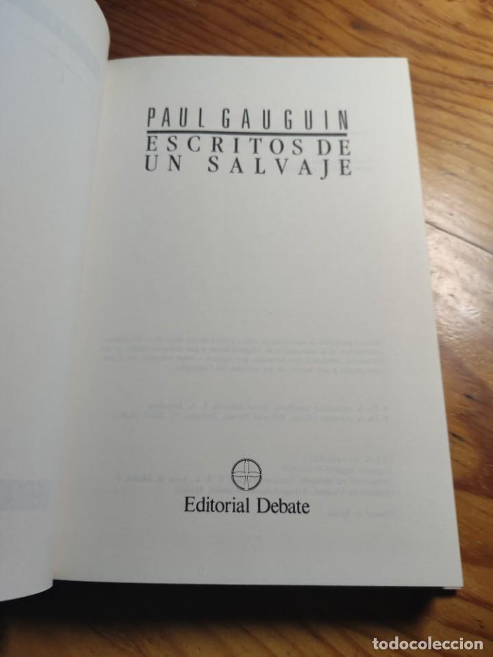 Libros de segunda mano: Escritos de un salvaje - Paul Gauguin - Foto 3