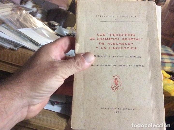 Livres d'occasion: Los principios de gramatica general de Hjelmslev y la linguistica llorente maldonado 1953