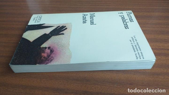 Libros de segunda mano: Plumas y palabras --- Manuel Aza&ntilde;a - Foto 6