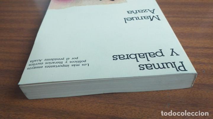 Libros de segunda mano: Plumas y palabras --- Manuel Aza&ntilde;a - Foto 8