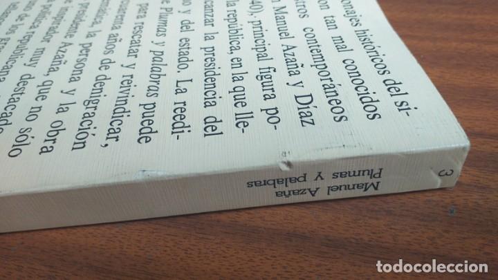 Libros de segunda mano: Plumas y palabras --- Manuel Aza&ntilde;a - Foto 12