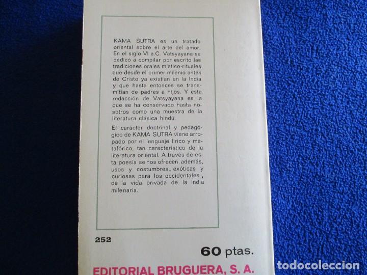 Libros de segunda mano: KAMA SUTRA Vatsyayana 1973 Editorial Bruguera Libro Amigo - Foto 3