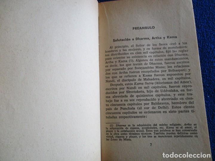 Libros de segunda mano: KAMA SUTRA Vatsyayana 1973 Editorial Bruguera Libro Amigo - Foto 8