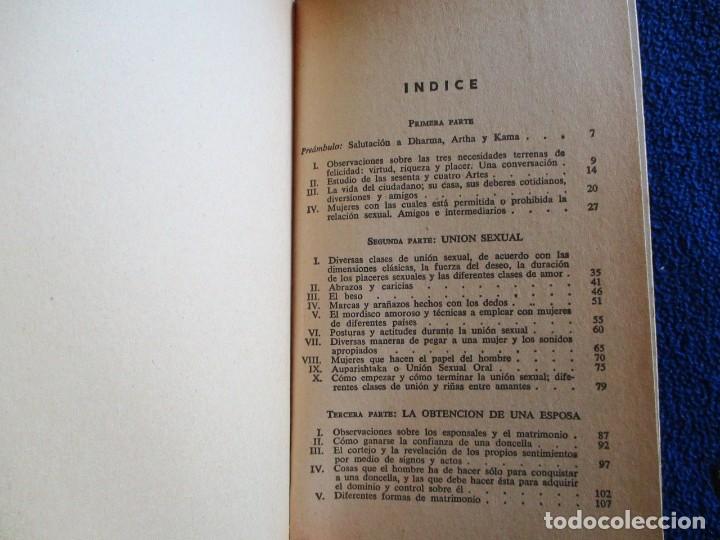Libros de segunda mano: KAMA SUTRA Vatsyayana 1973 Editorial Bruguera Libro Amigo - Foto 9
