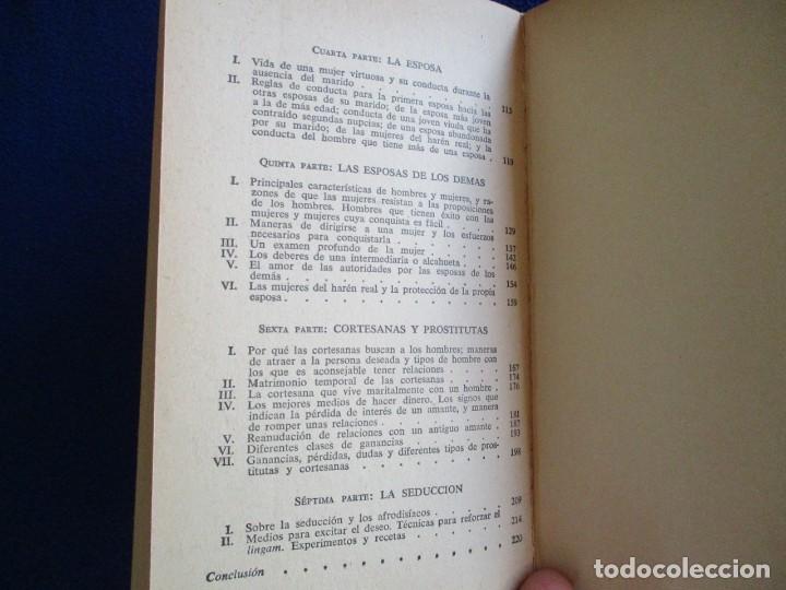 Libros de segunda mano: KAMA SUTRA Vatsyayana 1973 Editorial Bruguera Libro Amigo - Foto 10