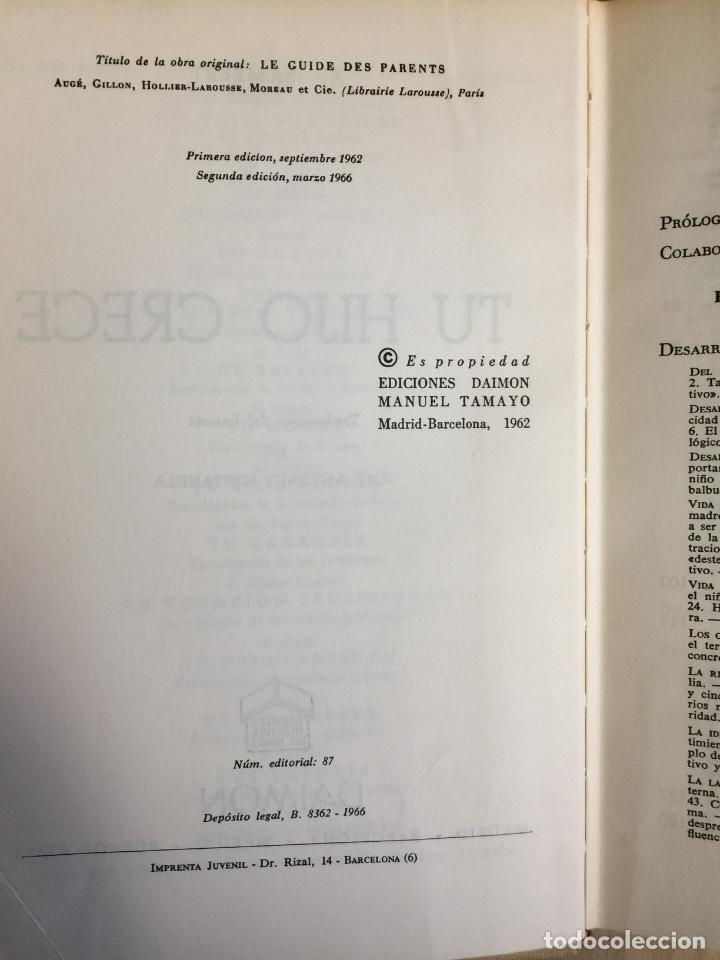 Libros de segunda mano: Tu hijo crece - A. Isambert - Foto 2